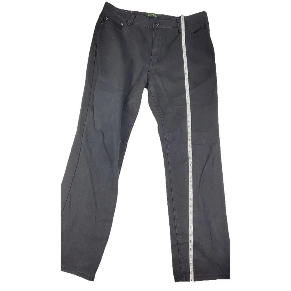 Outdoor Life Jeans Mens 36x32 Gray Dark Wash Straight Regular Fit Denim Pockets